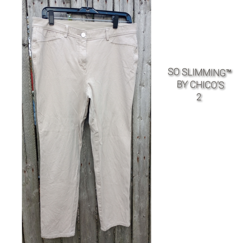 So slimming pants chico beige short